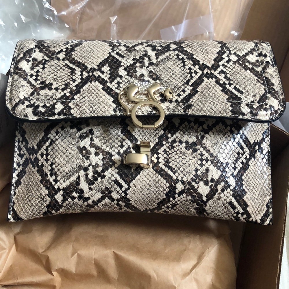 TOPSHOP panther clutch